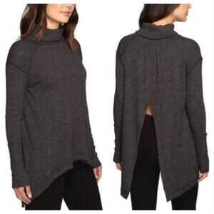 We The Free | Free People Split Back Turtleneck Sweater